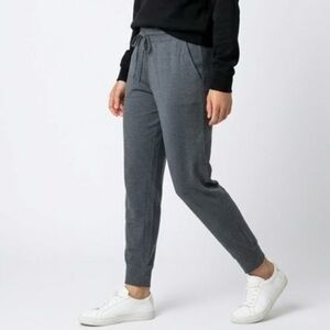 Lole Soft Casual Gray Jogger Pants W/Pockets Womens Size XL Activewear